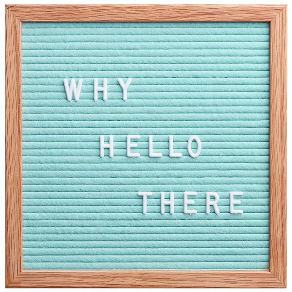 Square Premium Felt Letter Board - Mint Green
