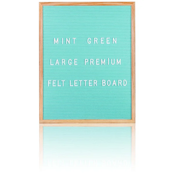 Large Premium Felt Letter Board - Mint Green