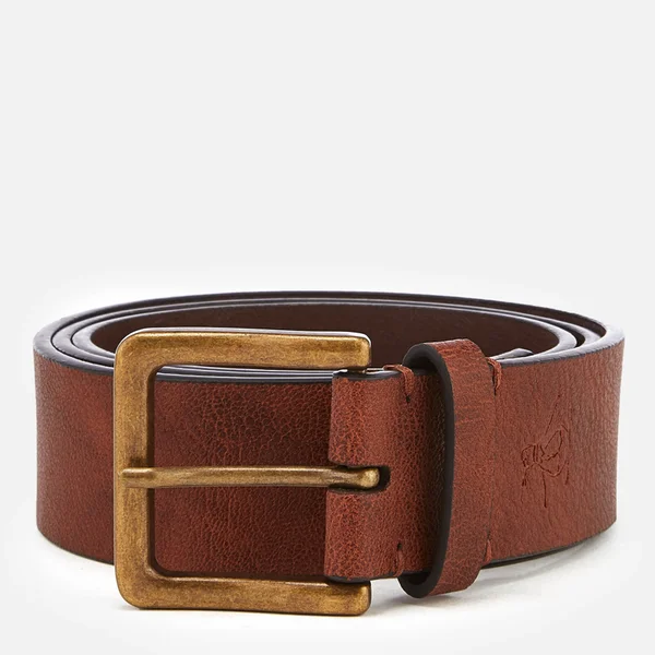 Original Penguin Men's Leather Jeans Belt - Brown