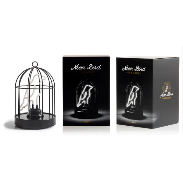 Neon Bird in a Cage