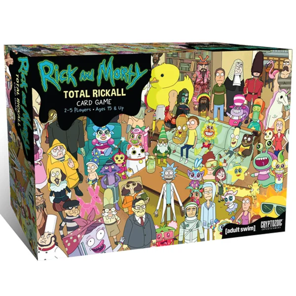 Total Rickall Rick and Morty Cooperative Card Game