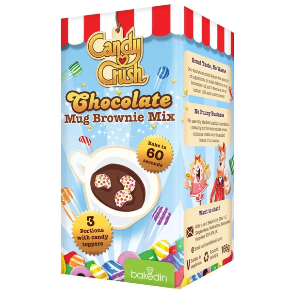Candy Crush Brownie Mug Mix (3 Sachets)