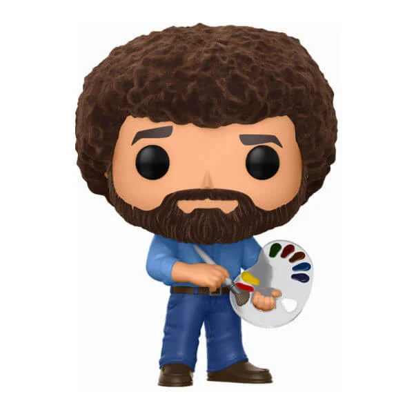 Bob Ross Flocked EXC Pop! Vinyl
