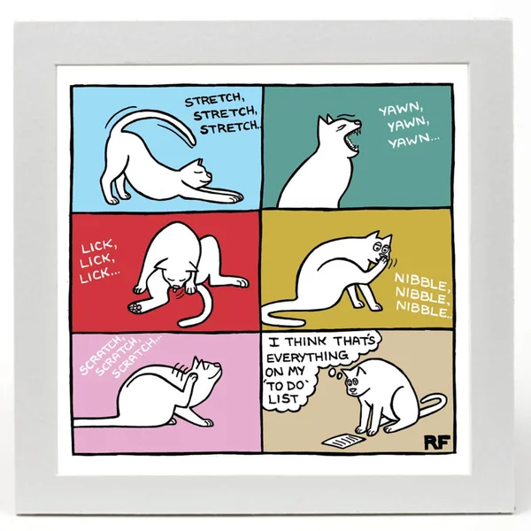 On the Prowl Cats To Do Limited Edition Art Print