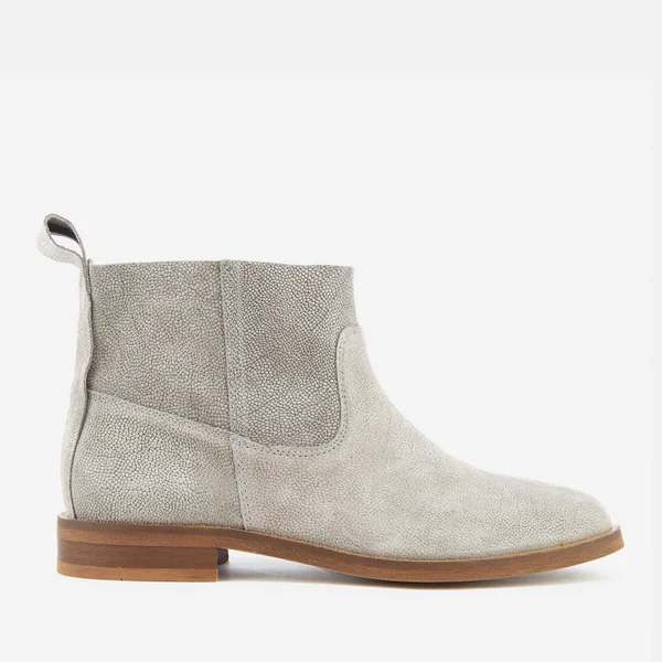 Hudson London Women's Odina Suede Flat Boots - Grey