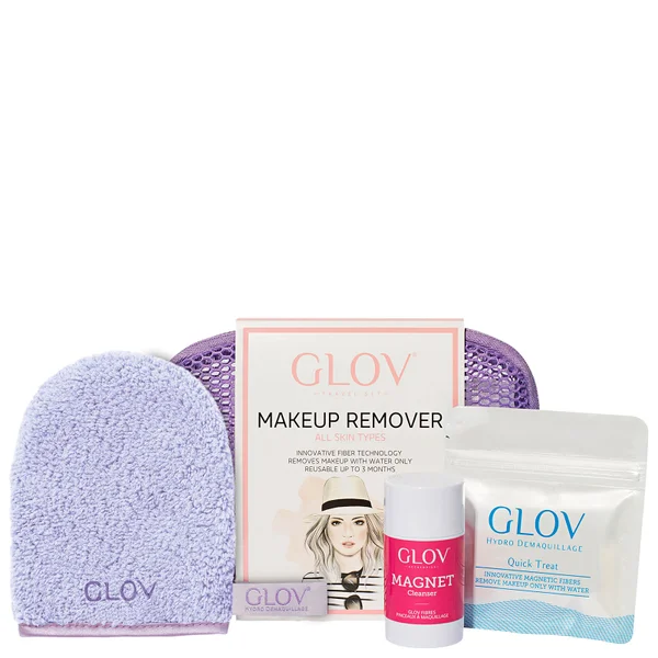 GLOV Hydro Cleanser Travel Set - Purple