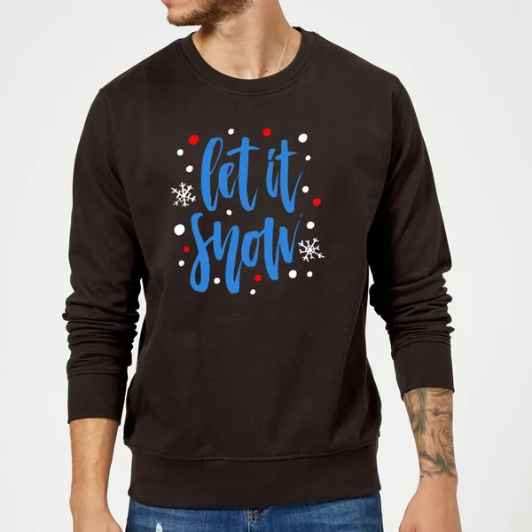 Let it Snow Sweatshirt - Black