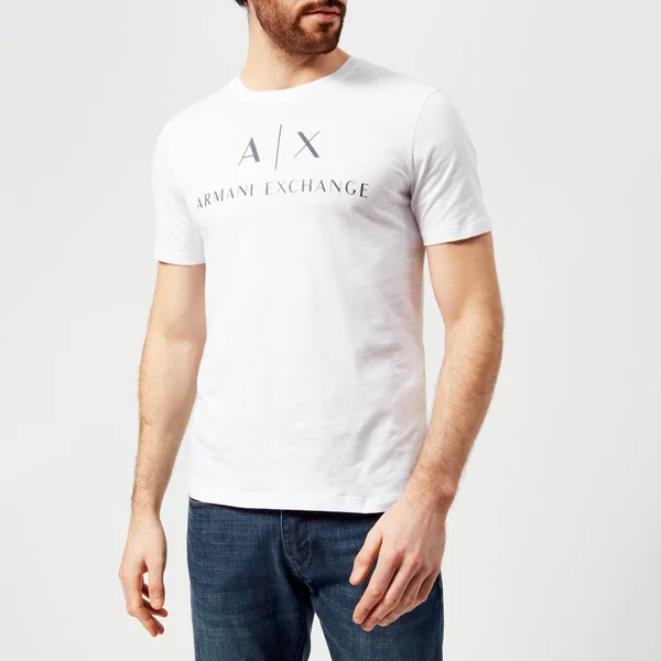 Armani Exchange Men's AX Logo T-Shirt - White