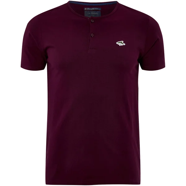 Le Shark Men's Cook Button Neck T-Shirt - Wine Tasting