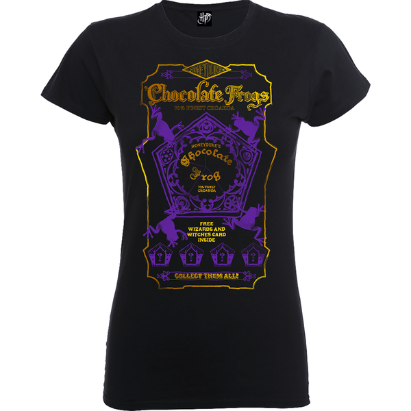 Harry Potter Honeydukes Chocolate Frogs Frauen T-Shirt - Schwarz