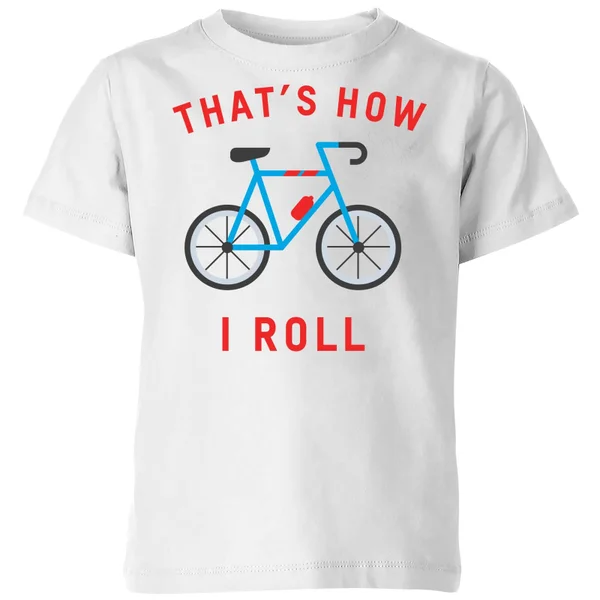 My Little Rascal Thats How I Roll Kids' T-Shirt - White