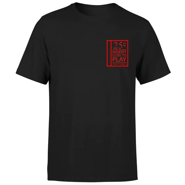 Insert Coint to Play T-Shirt - Black
