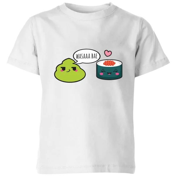 Wasaa Bae Kids' T-Shirt - White