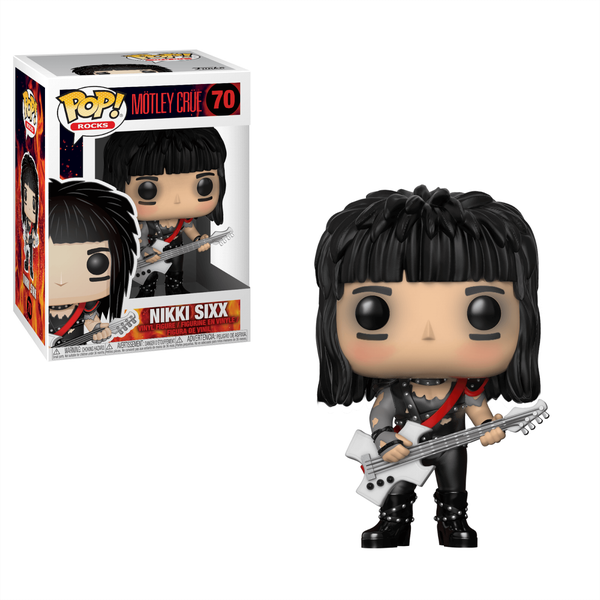 Pop! Rocks Motley Crue Nikki Sixx Funko Pop! Figuur