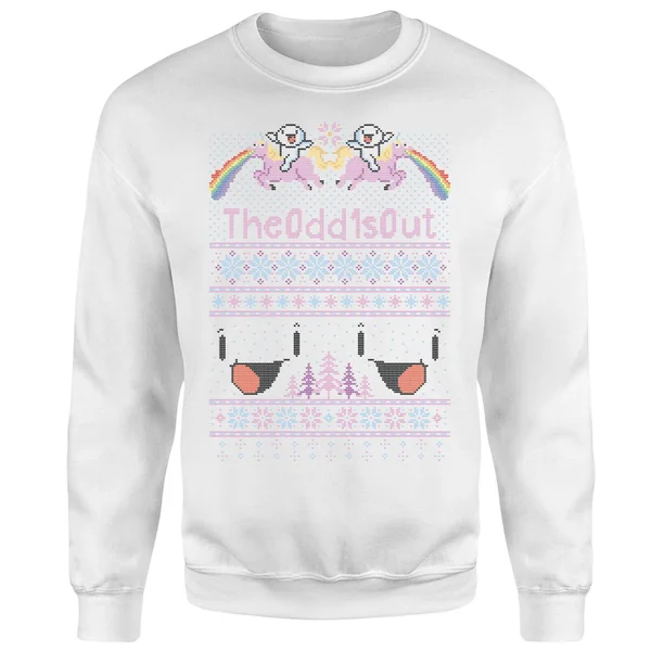 Odd1sOut Unicorn Sweatshirt - White