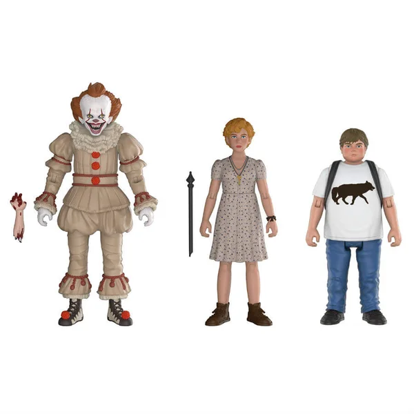 ES Action Figuren 3-Pack Set: Pennywise, Beverly & Ben