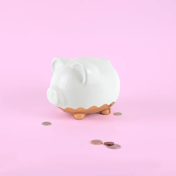 XL Rose Gold Piggy Bank