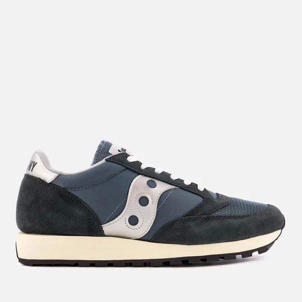 Saucony Men's Jazz Original Vintage Trainers - Blue/Navy/Silver