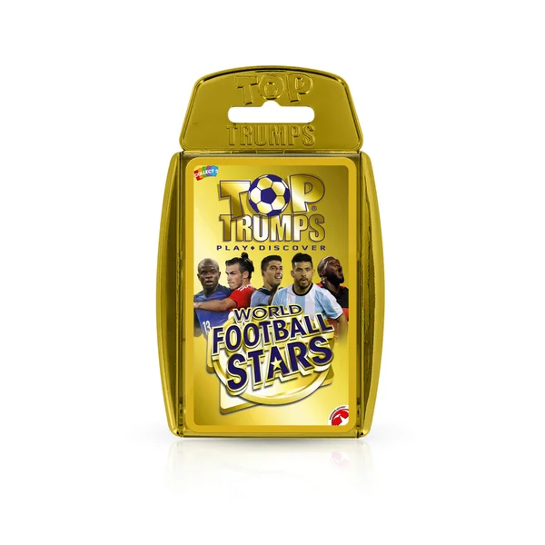 Top Trumps Card Game - World Football Stars Gold Edition