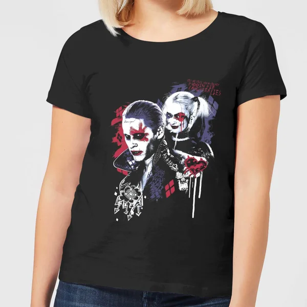 DC Comics Suicide Squad Harleys Puddin Dames T-shirt - Zwart - S