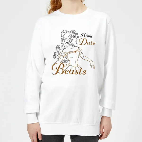 Disney Belle en het Beest I Only Date Beasts Dames trui - Wit