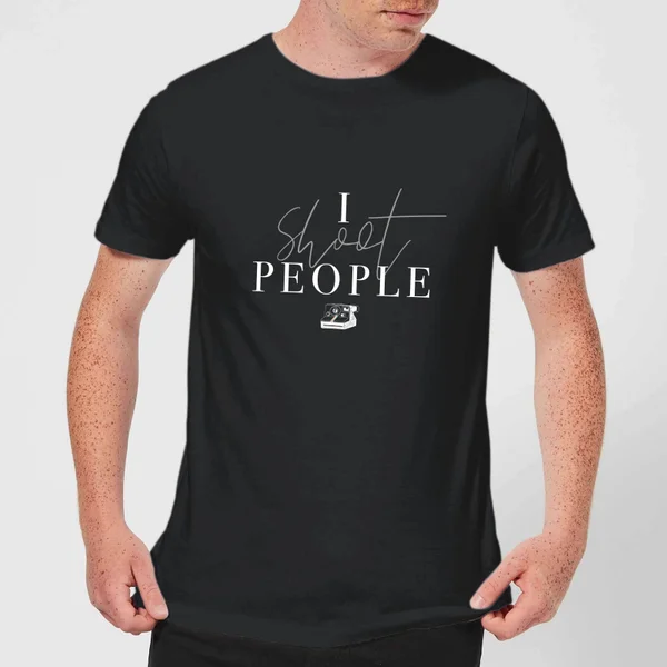 I Shoot People T-Shirt - Black