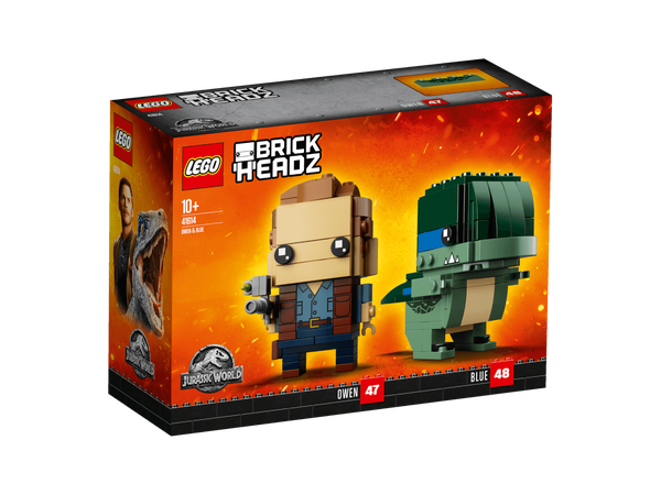 LEGO Brickheadz: Jurassic World Owen & Blue (41614)