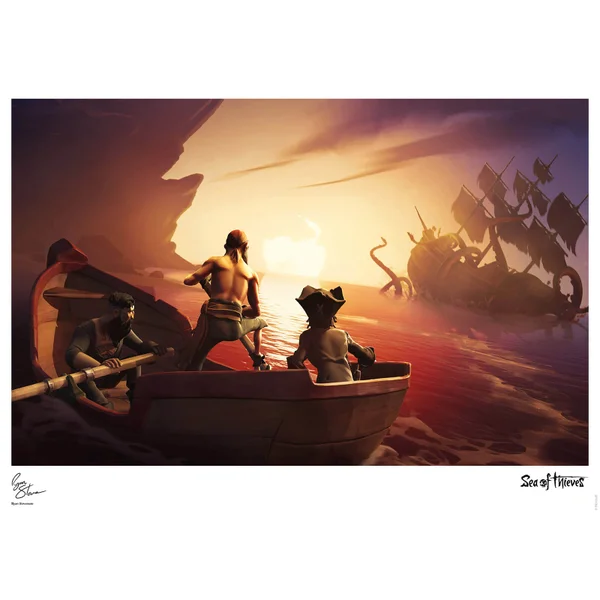 Sea of Thieves Limited Edition Art Print - Kraken