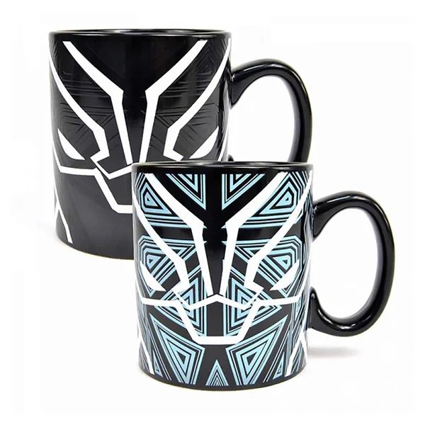 Black Panther Heat Changing Mug