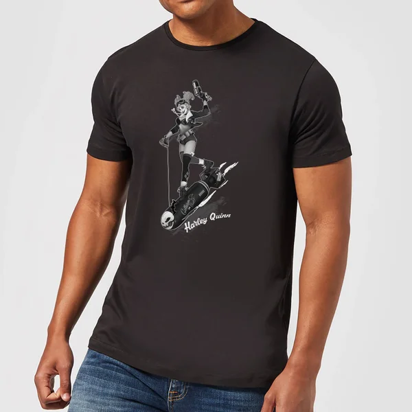 DC Comics Batman Harley Quinn Gotham T-Shirt in Black