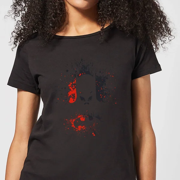 DC Comics Batman Splash Dames T-shirt - Zwart