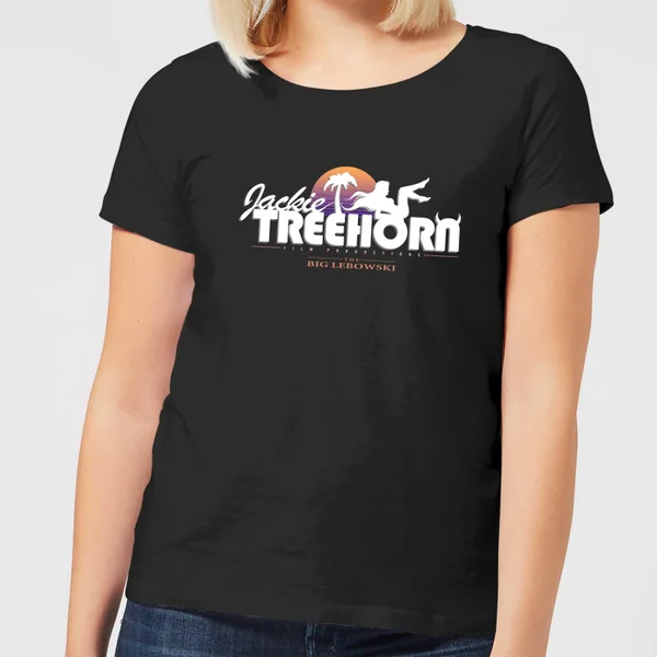 T-Shirt Femme The Big Lebowski Treehorn Logo - Noir