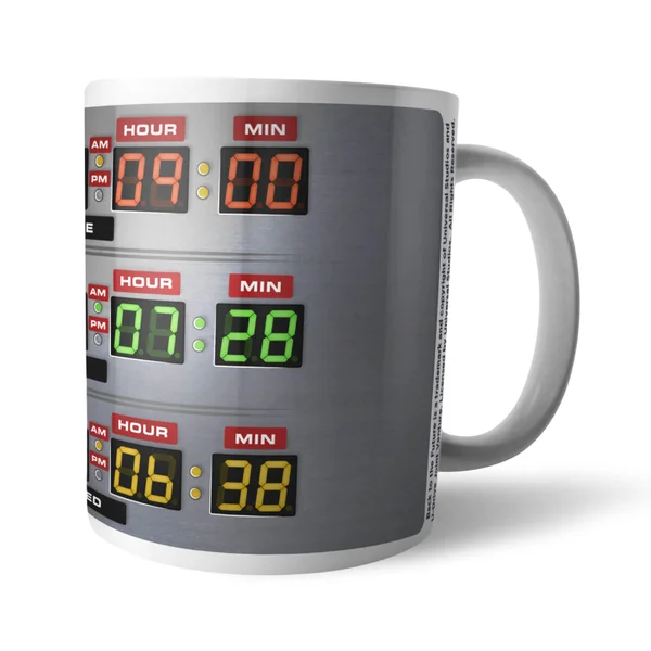 Zurück in die Zukunft Destination Time Keramik Tasse