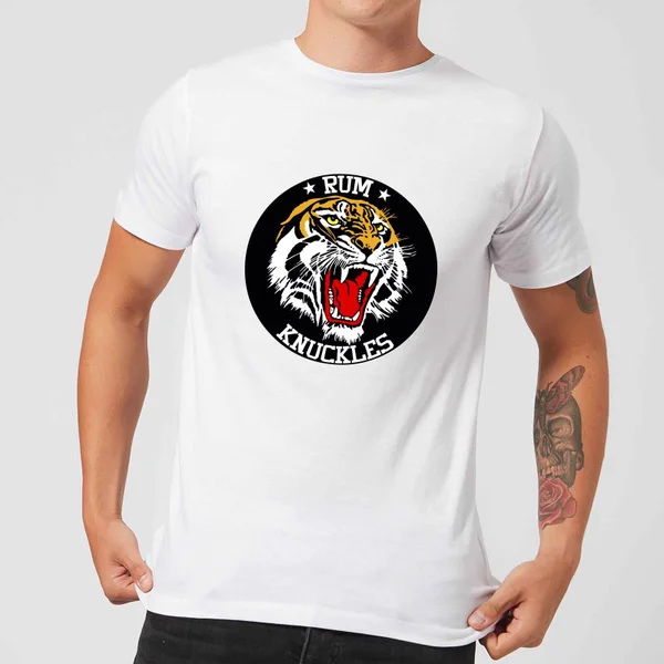 Rum Knuckles Tiger T-Shirt - White