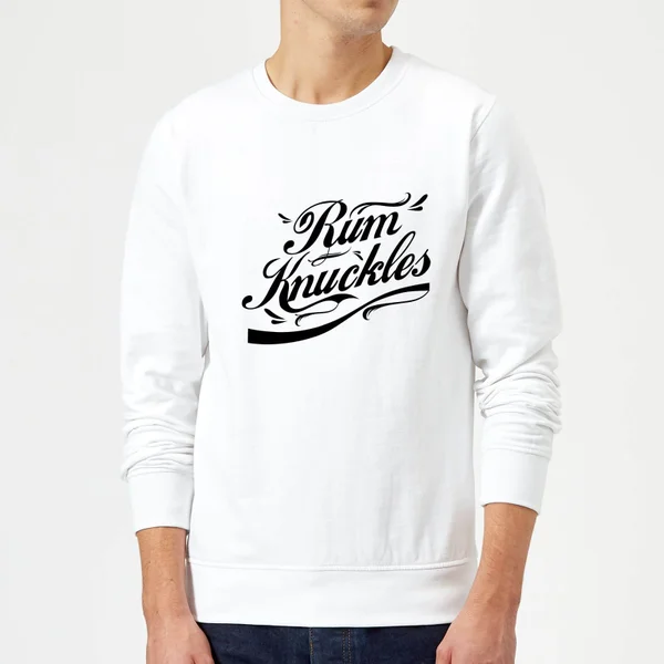 Rum Knuckles Signature Sweatshirt - White
