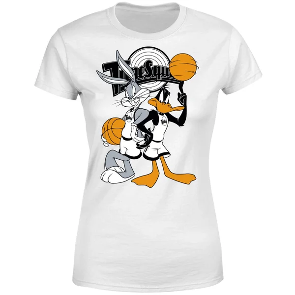 Space Jam Bugs And Daffy Tune Squad Women's T-Shirt - White