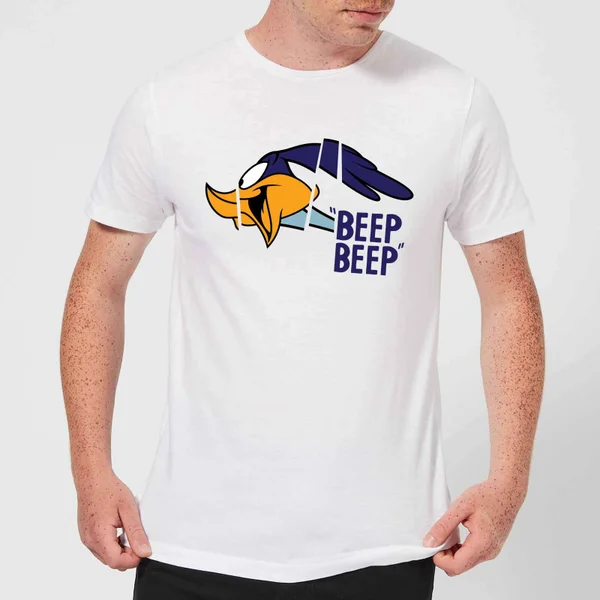 T-Shirt Homme Bip Bip et Coyote Looney Tunes - Blanc