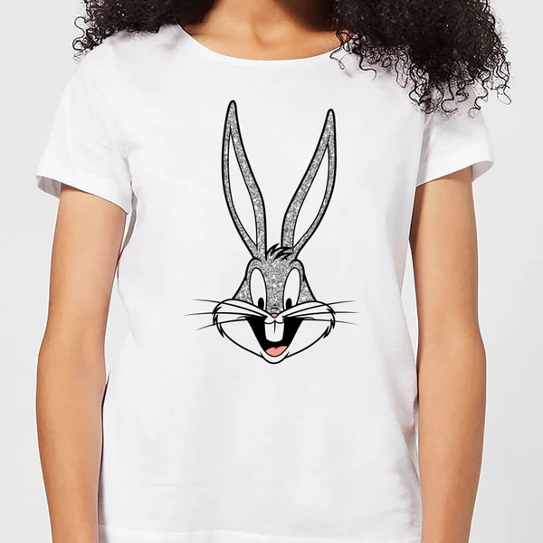 T-Shirt Femme Bugs Bunny Looney Tunes - Blanc