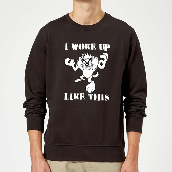 Looney Tunes I Woke Up Like This Sweatshirt - Black