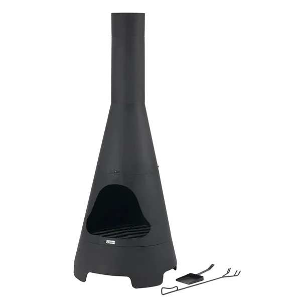 Tepro Norfolk Outdoor Chiminea - Black