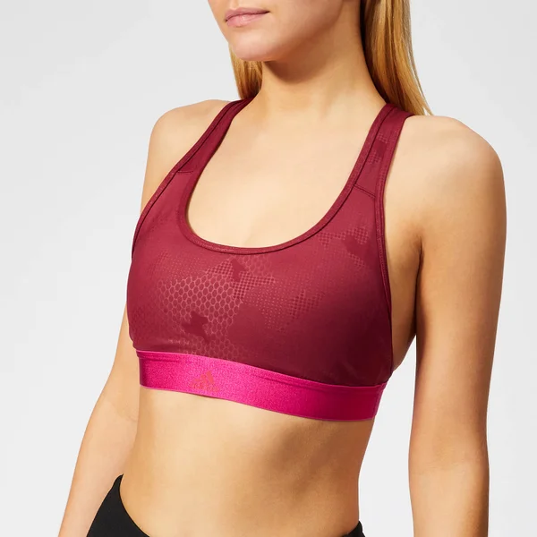 adidas Women's Don't Rest Sports Bra - Noble Maroon
