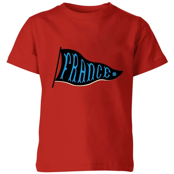 France Pennant Kids' T-Shirt - Red