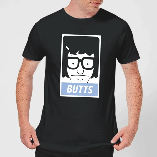 Bob's Burgers Propaganda Tina Butts Men's T-Shirt - Black