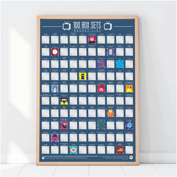 Bucketlistposter met 100 series