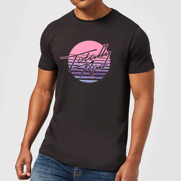 Totally Rad Men's T-Shirt - Black