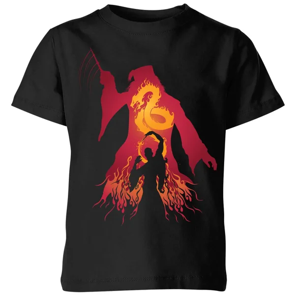 Harry Potter Dumbledore Silhouette Kids' T-Shirt - Black