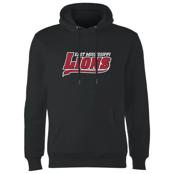East Mississippi Community College Lions Script Logo Hoodie - Black