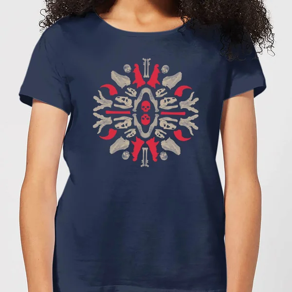 Natural History Museum Dinosaurs And Fossils Women's T-Shirt - Navy