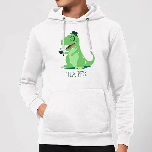 Tea Rex Hoodie - White