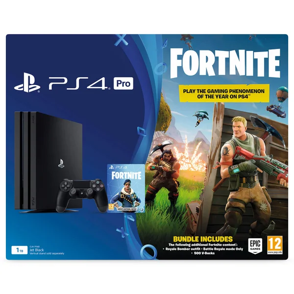 Playstation 4 Pro 1TB Fortnite Battle Royale Bundle